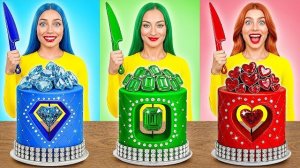 Девушка Изумруд, Рубин и Бриллиант _ Кулинарный Челлендж от Multi DO Smile
