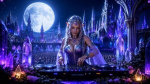 Silvermoon City at Midnight — 1 Hour Celtic Techno Crystal Rave