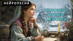 НЕЙРОПЕСНЯ.  ЧЕЛОВЕКУ НУЖЕН ЧЕЛОВЕК. ДУШЕВНАЯ ПЕСНЯ.  AI Music Studio #нежнаялирика