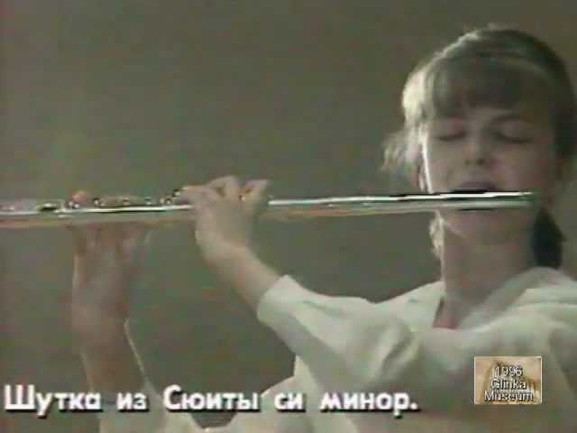 Bach - Menuet And Badinerie From Suite H-moll. Svetlana Mitryaykina (flute)