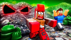 😱 Я НЕ УСПЕЛ СПАСТИСЬ ОТ МУСОРНОГО МОНСТРА В РОБЛОКС! - (ВЛАДУС ИГРАЕТ) #Роблокс #Roblox