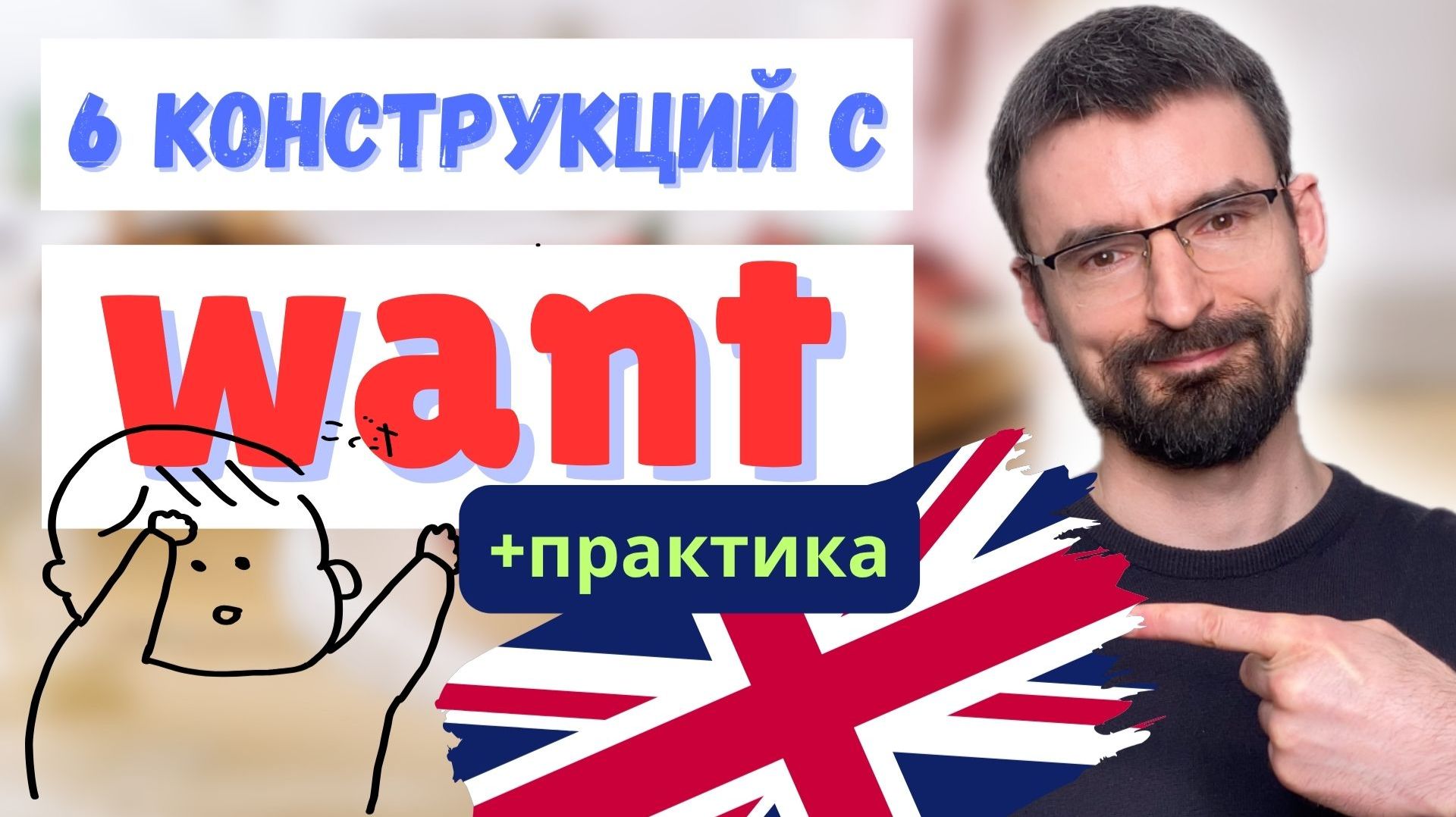 🇬🇧 Используй WANT по полной! 🇬🇧 6 полезных конструкций с WANT в английском 🇬🇧