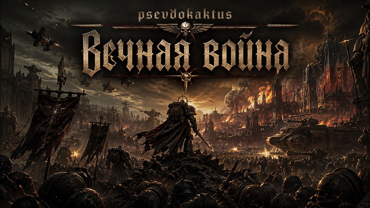 ВЕЧНАЯ ВОЙНА — Империум несёт почерневший флаг | Warhammer 40,000 Music Video