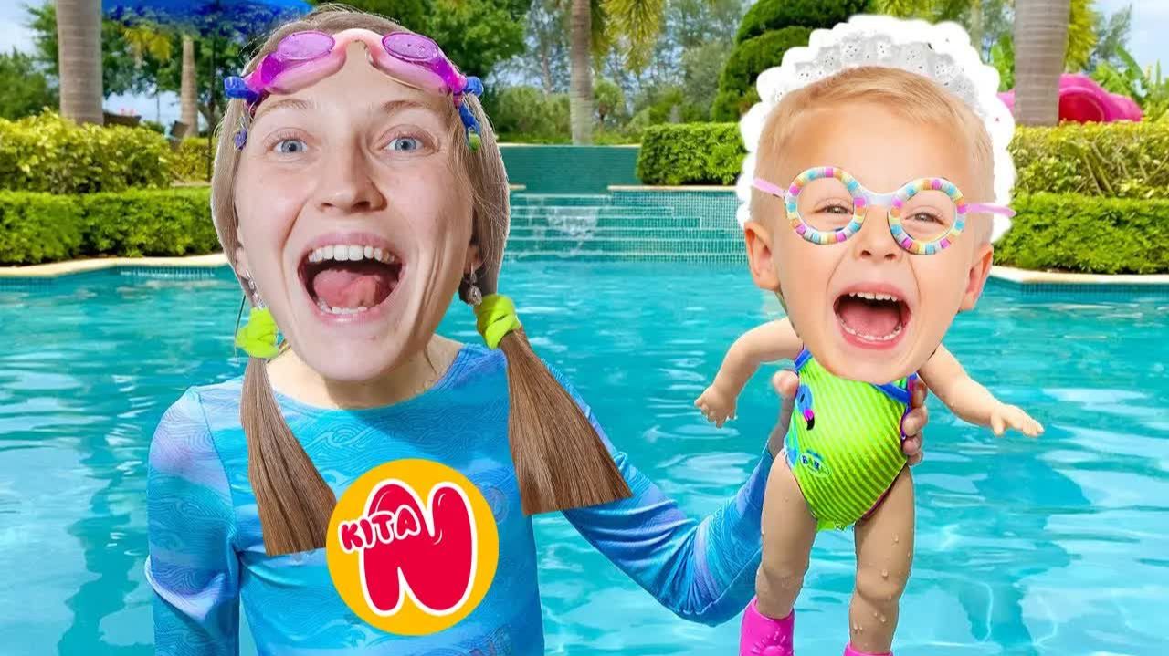 Nastya found a boy doll and pretends to be a parent trailer смотреть онлайн
