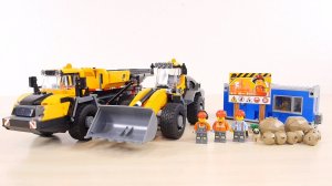 Собираем Конструктор Lego City Желтый самосвал. Мультики для детей. Детские мультики смотреть