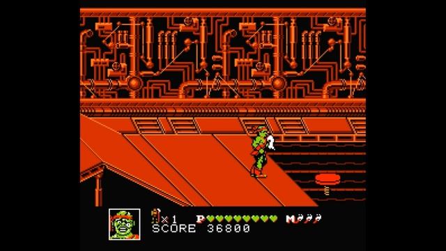 Dendy (Famicom,Nintendo,Nes) 8-bit Toxic Crusaders Level 6 Island City Прохождение