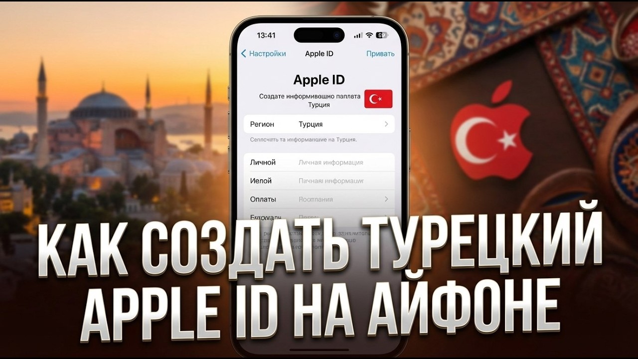 Как создать турецкий Apple ID на iPhone в 2026 году смотреть онлайн