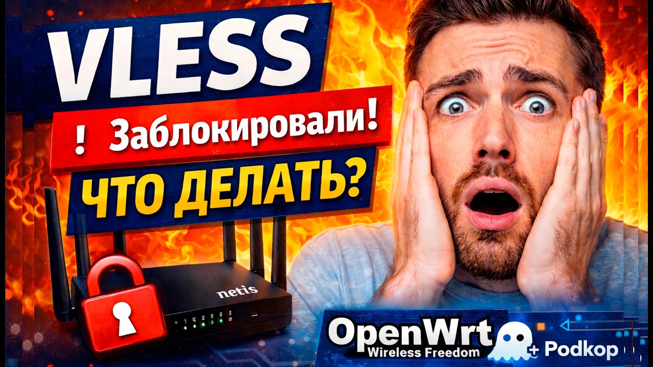 ❓Как использовать VLESS XHTTP и Shadowsocks на роутере OpenWRT Podkop, если обычный VLESS блокируют смотреть онлайн