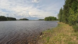 Второй день рыбалки на реке Суна.