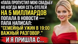Папа Проигнорировал Мою Свадьбу  Но Когда Я Стала Стоить 5 Миллиардов — Вдруг Вспомнил Что У Него!