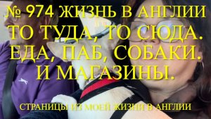 То туда, то сюда. Про еду, собак, паб и магазины. № 974 Жизнь в Англии