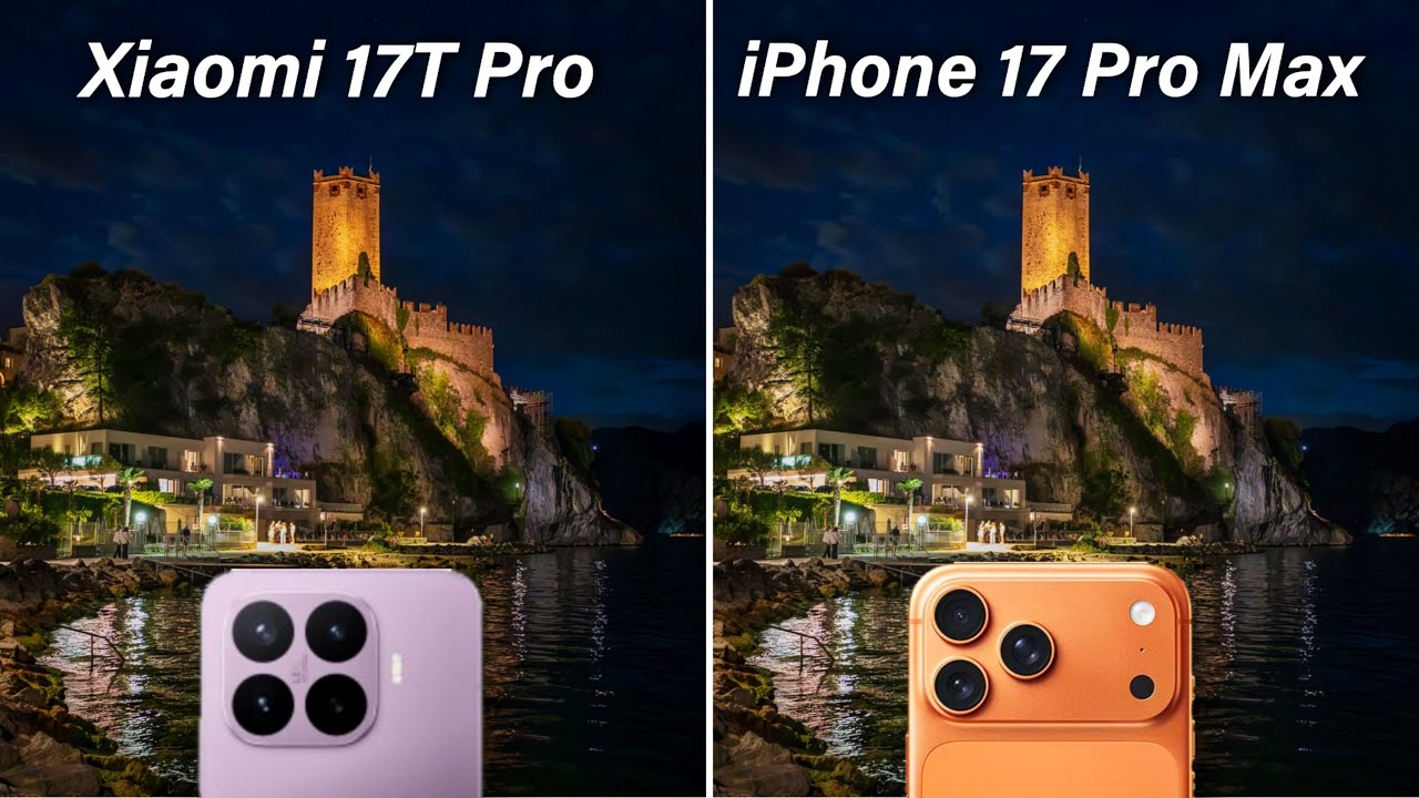 Xiaomi 17T Pro Vs IPhone 17 Pro Max Camera Test Comparison