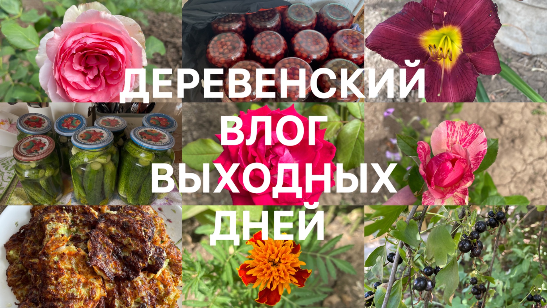 Деревенский влог выходных дней.