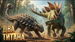 БИТВА ТИТАНОВ: Анкилозавр vs Стегозавр — Смертельное оружие динозавров!