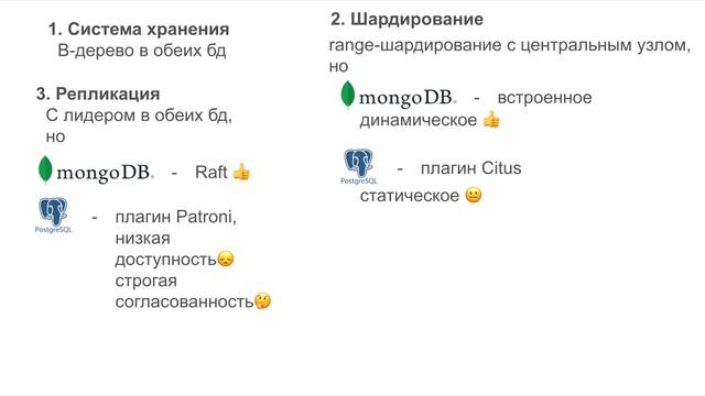 Сравнение MongoDB и PostgreSQL: когда что использовать смотреть онлайн