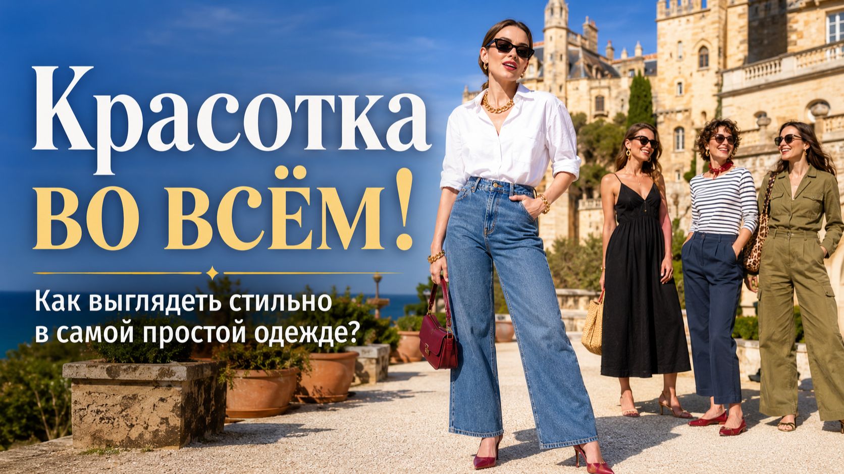 Как быть стильной в простой одежде? Дело не в деньгах