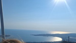 Геленджик Вид на бухту невероятная красота моря и гор. Колесо обозрения в горах