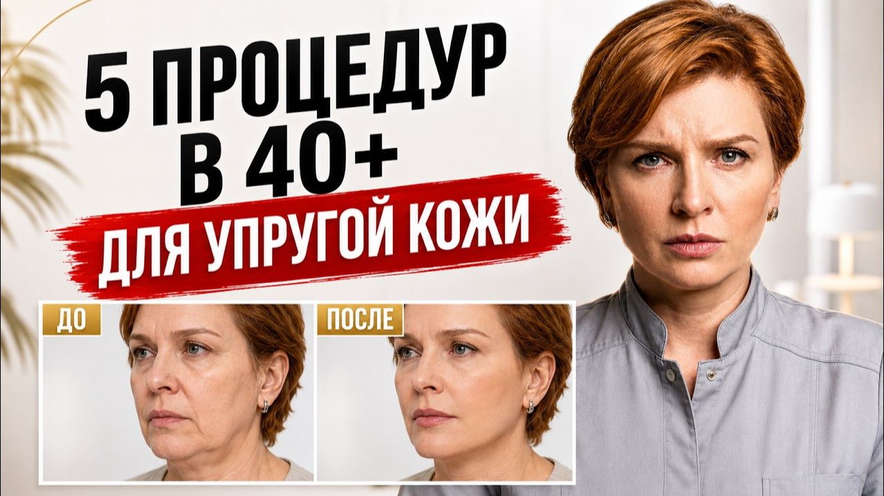 5 обязательных процедур для молодости ПОСЕ 40. Не тратьте деньги на остальное