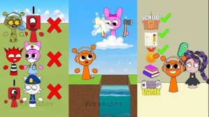 ЧЕК-ЛИСТ ДЖЕЙ-ДЖЕЙ БЕЗ ИГРЫ 🤓 СПРУНКИ | ПОМОГИ ПИНКИ ВЫБРАТЬ ПРАВИЛЬНЫЙ ЦВЕТ