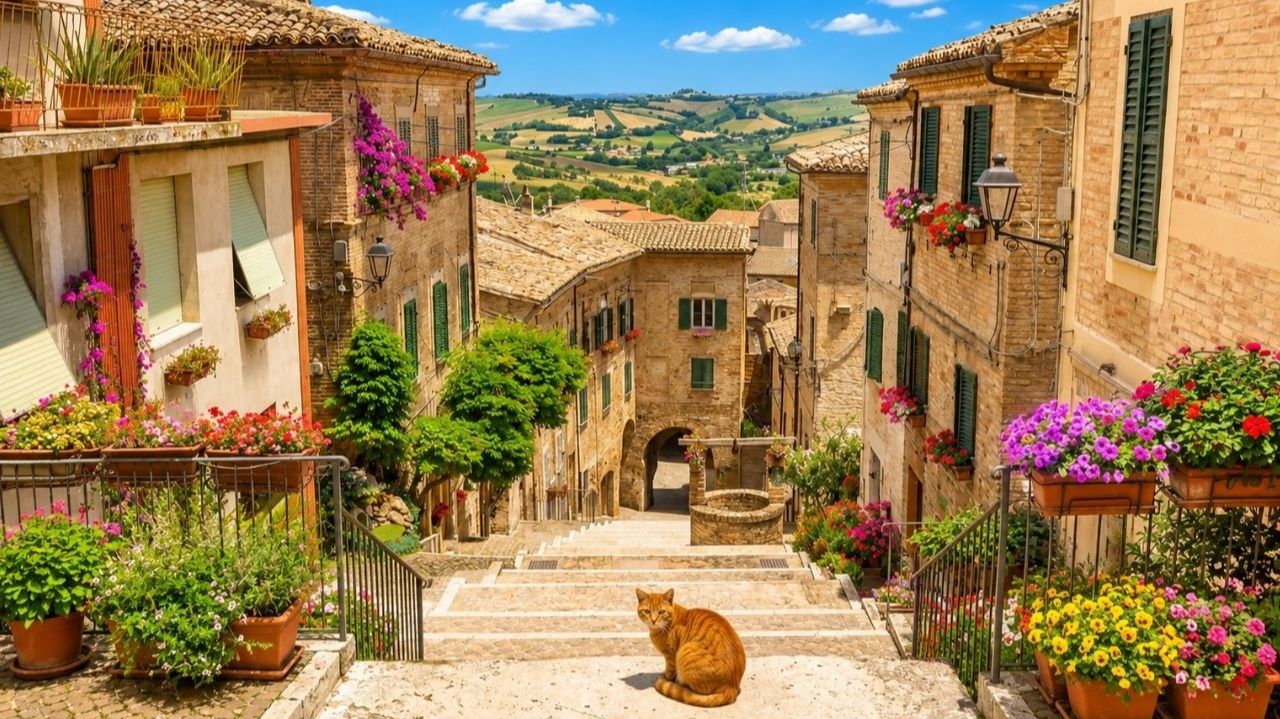 Italy, Corinaldo - Most Incredible Walled Town Is Unreal
