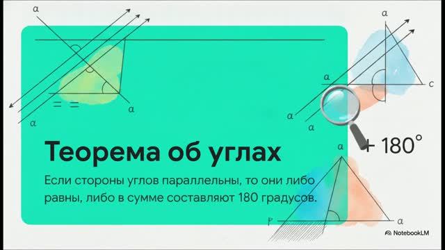 Геометрия 7 класс 30 Углы с соответственно параллельными или перпендикулярными сторонами