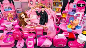 Играем в игрушки из мультика принцесса кукла Барби. Мультфильм для детей. ASMR АСМР