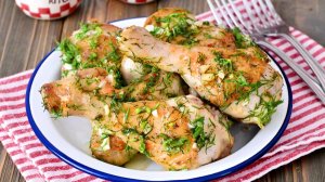 🍗 Как вкусно пожарить курицу на сковороде? Рецепт чесноком и укропом от Сибирячки