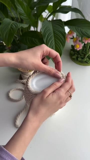 Красивая ваза своими руками ✨ 🌼💐 смотреть онлайн