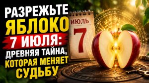 Разрежьте яблоко 7 июля. Древняя тайна, которая меняет судьбу.