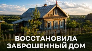 Превратила СТОЛЕТНЮЮ ЗАБРОШКУ в дом из РУССКОЙ сказки! / Бюджетный ремонт СВОИМИ руками