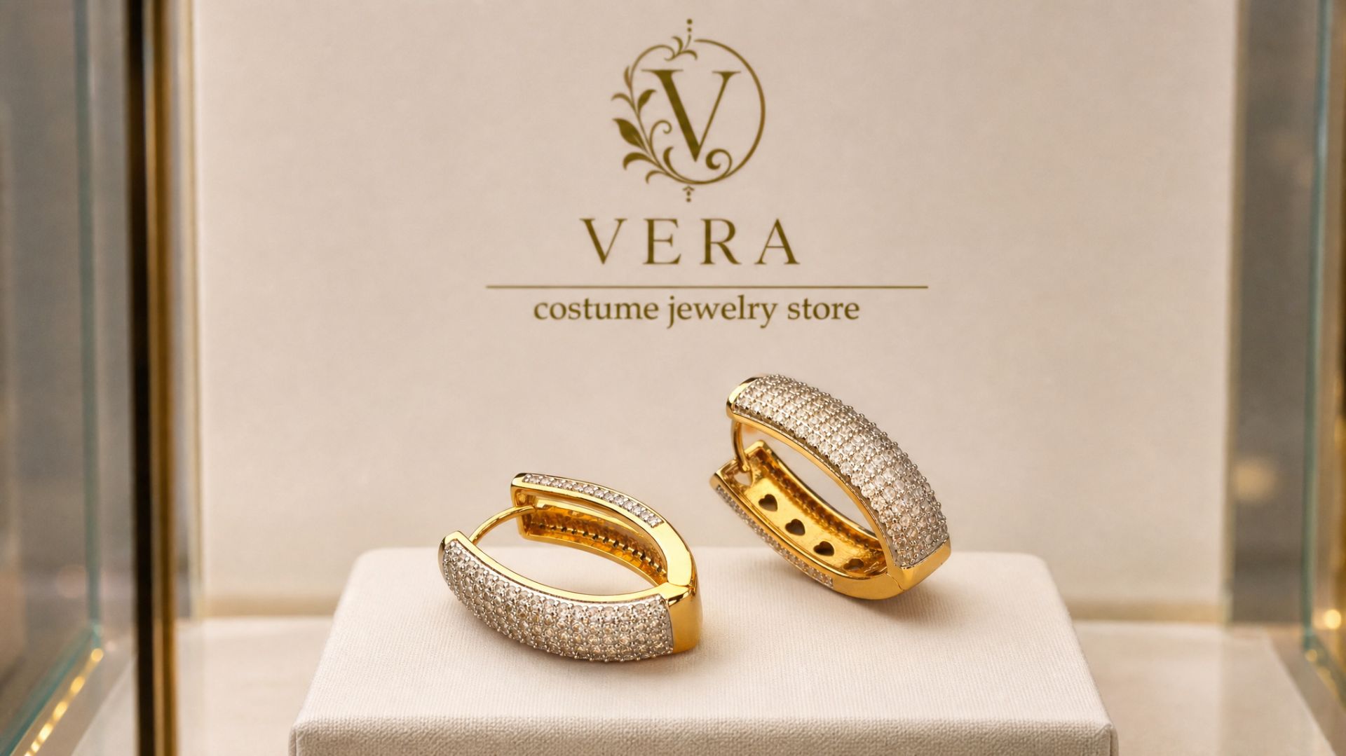 Серьги, Белла (Позолота, Родирование, фианит) "VERA", Р1-061 смотреть онлайн