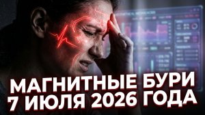 Магнитные бури 7 Июля 2026 года: Ваше тело под ударом, как пережить этот день
