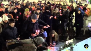 Вшанування пам'яті Кузьми «Скрябін» в Харкові 02.02.2015
