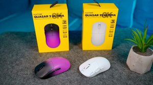 HATOR QUASAR 3 та QUASAR 3S ULTIMA 8K: ультралегкі миші для серйозних ігор