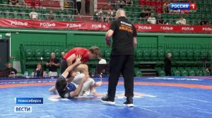 Чемпионат России по спортивной борьбе прошел в Новосибирске