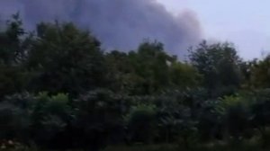 В Киеве до сих пор детонируют ракеты НАТО,ох и много их там ,взрыв за взрывом.