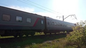 ЭП1М-686 с поездом №80 Сириус - Архангельск Перегон Мичуринск-Воронежский - Мичуринск-Уральский