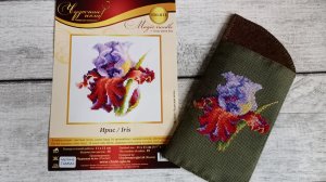 ЧУДЕСНАЯ ИГЛА,,ИРИС,, ГОТОВАЯ РАБОТА И ОФОРМЛЕННАЯ
