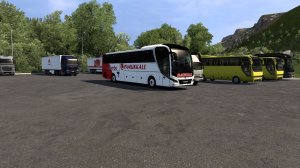 ЕТС2 самый обычный рейс на автобусе  MAN COACH