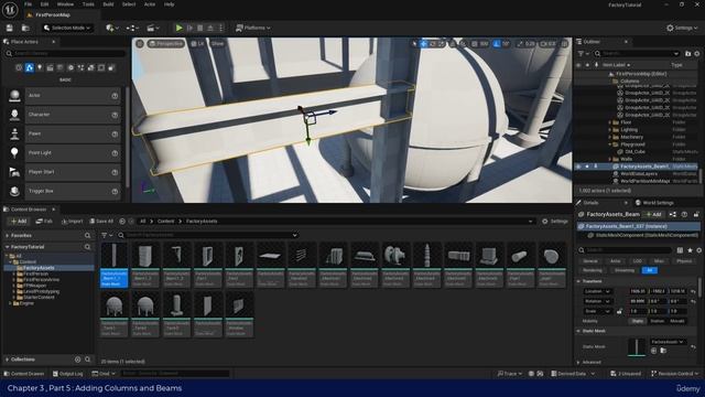 3.6 -Adding columns and beams смотреть онлайн