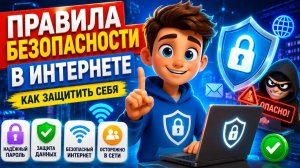 ПРАВИЛА БЕЗОПАСНОСТИ В ИНТЕРНЕТЕ | КАК ЗАЩИТИТЬ СЕБЯ