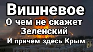 ВИШНЕВОЕ И ПРИЧЕМ ЗДЕСЬ «ДЕСАНТ В КРЫМ»? О ЧЕМ МОЛЧИТ ЗЕЛЕНСКИЙ