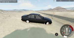 BeamNG.drive BMW E34 M5 краш тест драйв обзор супер легендарного седана из 80х 90х в бимке