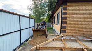 Опалубка готова. Пришлось вернуть подарок. Строим дом в деревне своими руками.