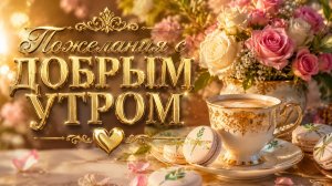 Пожелания с добрым утром и хорошего дня — душевная открытка с теплом для близких ОТПРАВЬ БЛИЗКИМ 💖