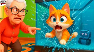 КОТ ПРОТИВ АКВАРИУМА! Кто победит — вода или шерсть? I Am Cat VR / часть 48 /