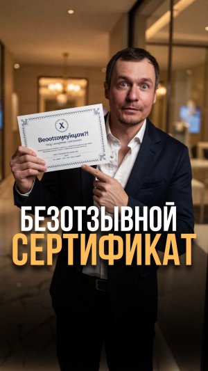 Безотзывной сертификат
