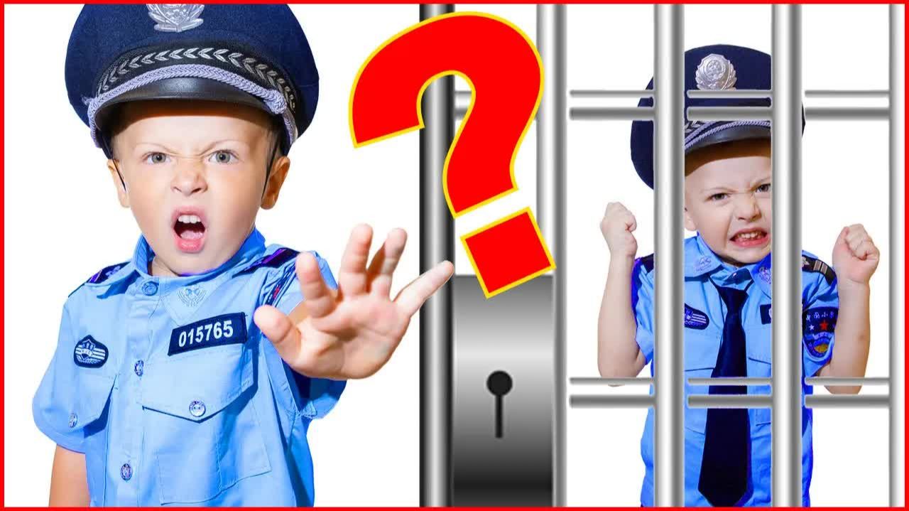 Никита играет в ПОЛИЦИЮ. Pretend Play Police