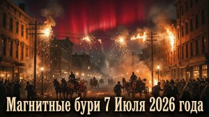 Магнитные бури 7 Июля 2026 года: Мы на пороге нового события Кэррингтона?