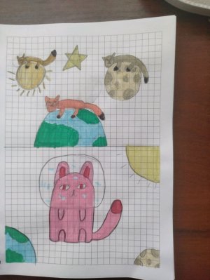 рисуем котиков прямой эфир